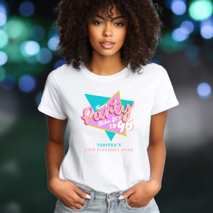 90年代パーティー1995年30歳の誕生日パーティー Tシャツ