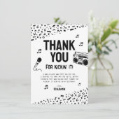 90年代ヒップホップに感謝 サンキューカード (スタンド正面)