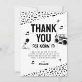 90年代ヒップホップに感謝 サンキューカード (正面)