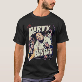 90年代ヒップホップレジェンドのヴィンテージグラフィックTシャツ - ダーティー Tシャツ