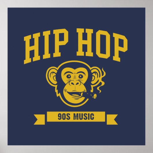 90年代ヒップホップ音楽 ポスター (正面)
