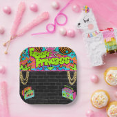 90年代フレッシュプリンスの誕生日招待状 ペーパープレート (パーティー)
