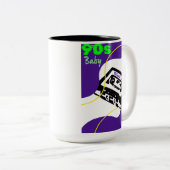 90年代ベビーミレニアルママ ツートーンマグカップ (正面右)