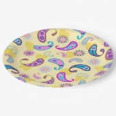 90年代ペイズリー ペーパープレート (アングル)