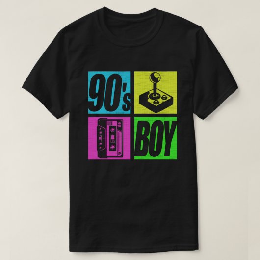 90年代ボーイ1990年代ファッション90テーマパーティー90年代 Tシャツ (デザイン正面)