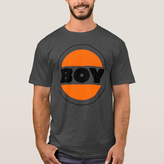 90年代ポップカルチャー vintageデザインの少年 tシャツ (正面)