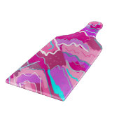 90年代マゼンダポップ・アートのンのノスタルジアアート カッティングボード (角)