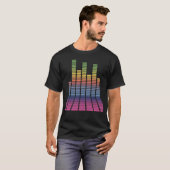 90年代ミュージックイコライザー Tシャツ (正面フル)