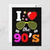 90年代ミュージックラブパーティーカセットディスコ1990年代 ポストカード (正面/裏面)