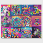 90年代ラッインスパイアプ紙 ラッピングペーパー (フラット)