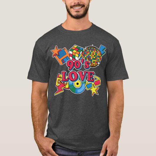 90年代ラブ ラッド レトロ 90年代 ヴィンテージ 1990年代 格言 ボー Tシャツ (正面)