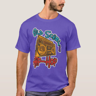 90年代レトロなヒップホップパーティーデザイン おもしろ おじさん Tシャツ