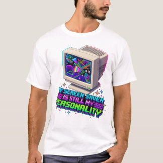 90年代レトロな私のスクリーンセーバーは私の個性 Tシャツ