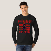 90年代レトロアニメスタイルの戦士 Tシャツ (正面フル)