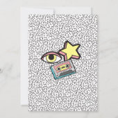 90年代レトロテーマパーティーイベント 招待状 (裏面)