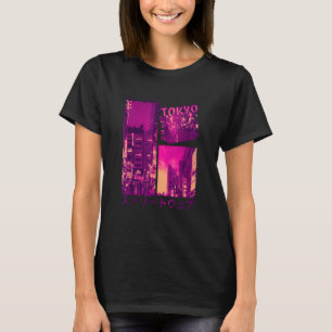 90年代レトロロフィ東京日本のストリートウェアVAPORWAVE Tシャツ