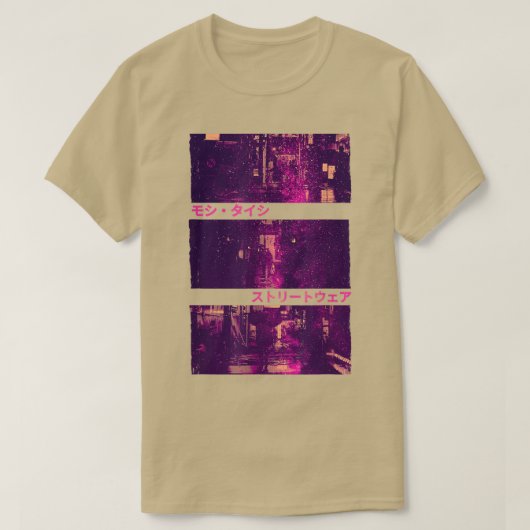 90年代レトロロフィ東京日本のストリートウェアVAPORWAVE Tシャツ (デザイン正面)