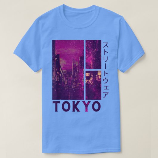 90年代レトロロフィ東京日本のストリートウェアVAPORWAVE Tシャツ (デザイン正面)