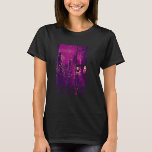 90年代レトロロフィ東京日本のストリートウェアVAPORWAVE Tシャツ