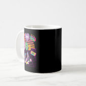 90年代大好き教師のための90年代へバックT コーヒーマグカップ (正面左)