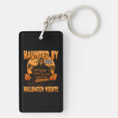 90年代幽霊のよく出るレトロホラーハロウィーンビベス キーホルダー (裏面)