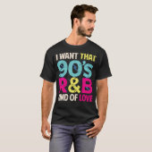 90年代恋愛 - 90年代R&Bの愛をもう一度 レトロ Tシャツ (正面フル)