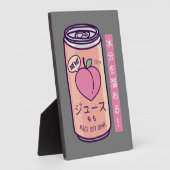 90年代日本の美学 ピーチジュースドリンク 日本愛好家 フォトプラーク (側面)