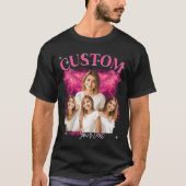 90年代海賊版シャツラップスタイルヴィンテージカスタムシャツ Tシャツ (正面)