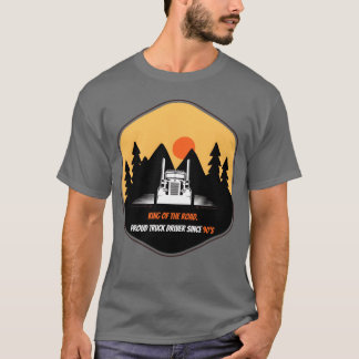 90年代生まれの誇り高きトラック運転手 Tシャツ