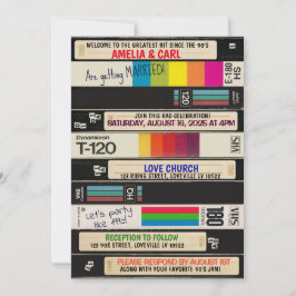 90年代素晴らし結婚式招待状に戻る 招待状