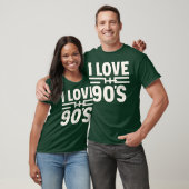 90年代風のタイポグラフィファミリーが好き Tシャツ (ユニセックス)