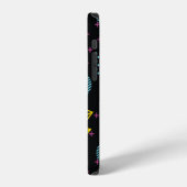 90年代風シームレスパターン iPhoneケース (左側面)
