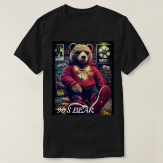90年代風ヒップホップベアT.R.K Tシャツ