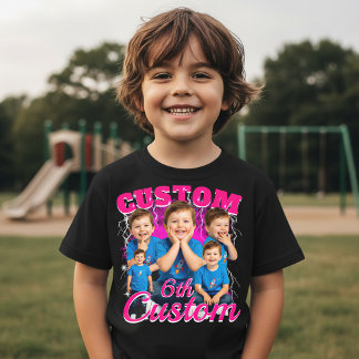 90年代風男子用 オーダーメイド誕生日ギフト ブートレグ トライブレンドTシャツ