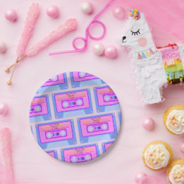 90年代80年代のVaporwave Etic 21st誕生日 ペーパープレート