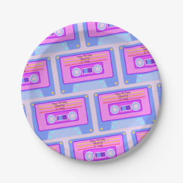 90年代80年代のVaporwave Etic 21st誕生日 ペーパープレート