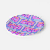 90年代80年代のVaporwave Etic 21st誕生日 ペーパープレート (アングル)