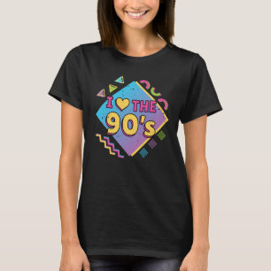90年代90年代ノスタルジアレトロ女性好き Tシャツ