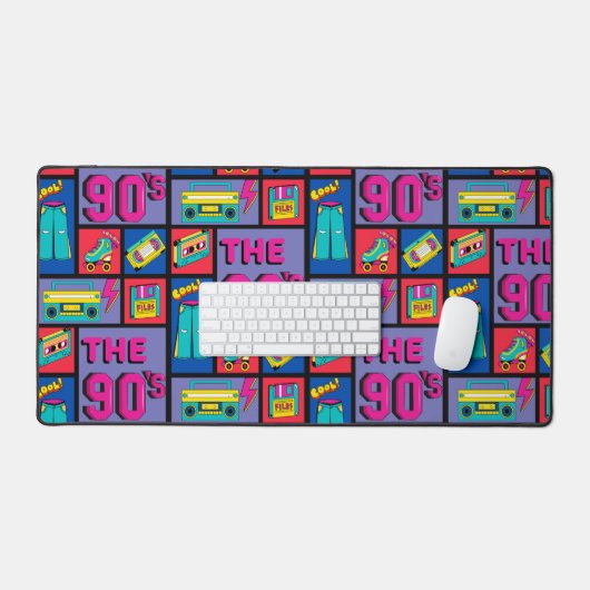 90年代 デスクマット (キーボード&マウス)