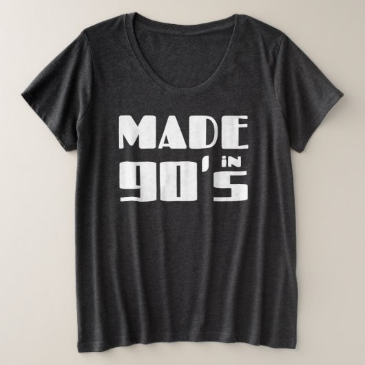 90年代 プラスサイズTシャツ (デザイン正面)