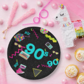90年代、レトロ、任意の年齢に戻る ペーパープレート (パーティー)