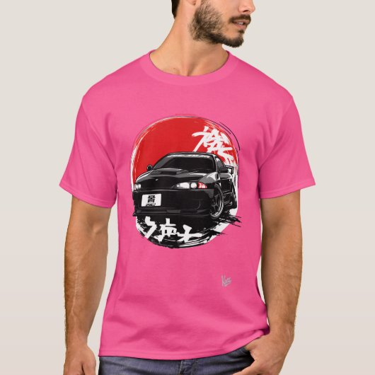 90年代 日本のJDMカー友達 Tシャツ (正面)