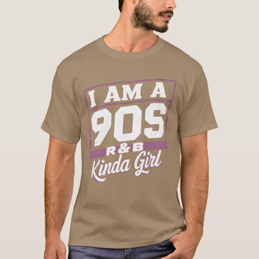 90年代R&Bが好きな女の子 Tシャツ (正面)