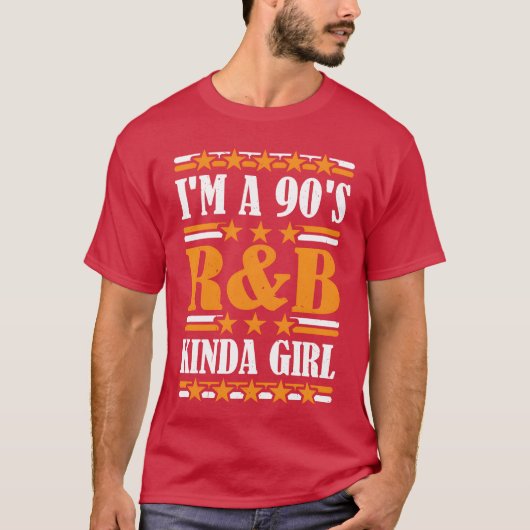 90年代R&B女子です 面白い ヴィンテージ Tシャツ (正面)
