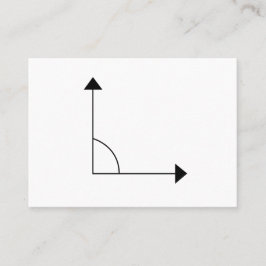 90度右角演算先生 名刺