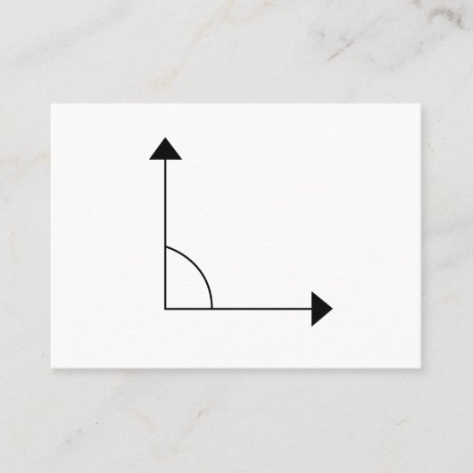 90度右角演算先生 名刺 (正面)