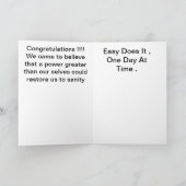 90日はきれいになり、落ち着きます カード (内部)