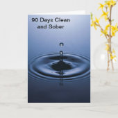 90日はきれいになり、落ち着きます カード (黄色い花)