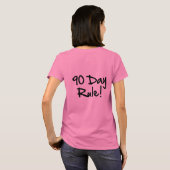90日ルール!Tシャツ Tシャツ (裏面フル)