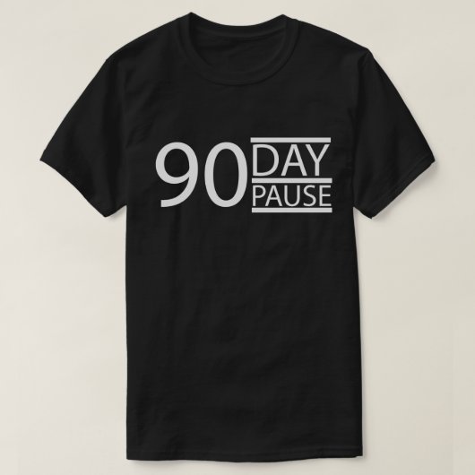 "90日間の関税停止 ドナルド・トランプ 引用Tシャツ - 'BE COOL Tシャツ (デザイン正面)